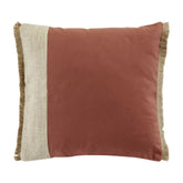 Perna decorativa din bumbac stil boho, Greenybel, 200 g/m2, portocaliu