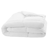 Pilota matlasata cu umplutura microfibra si invelis din bumbac ranforce pentru iarna, 400 g/mp, Alb