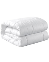 Pilota matlasata cu umplutura microfibra si invelis din bumbac mercerizat pentru vara, 200 g/mp, Alb