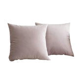 Set 2 huse pernute decorative din catifea cu fermoar, Madison, densitate 700 g/ml, Faux Fur