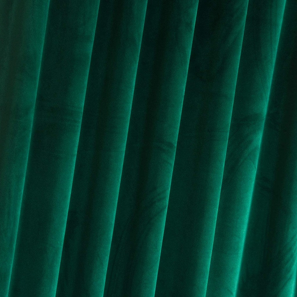 Draperie din catifea cu rejansa transparenta cu ate pentru galerie, Madison, densitate 700 g/ml, Sacramento Green, 1 buc