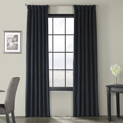 Draperie din catifea cu rejansa din bumbac tip fagure, Madison, densitate 700 g/ml, Aegean, 1 buc
