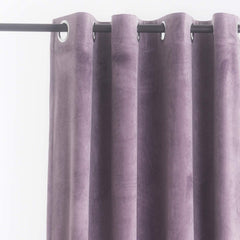 Draperie din catifea cu rejansa din bumbac tip fagure, Madison, densitate 700 g/ml, Lavanda, 1 buc