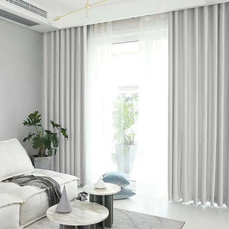 Draperie din catifea blackout cu rejansa transparenta cu ate pentru galerie, Madison, densitate 700 g/ml, Bright White, 1 buc