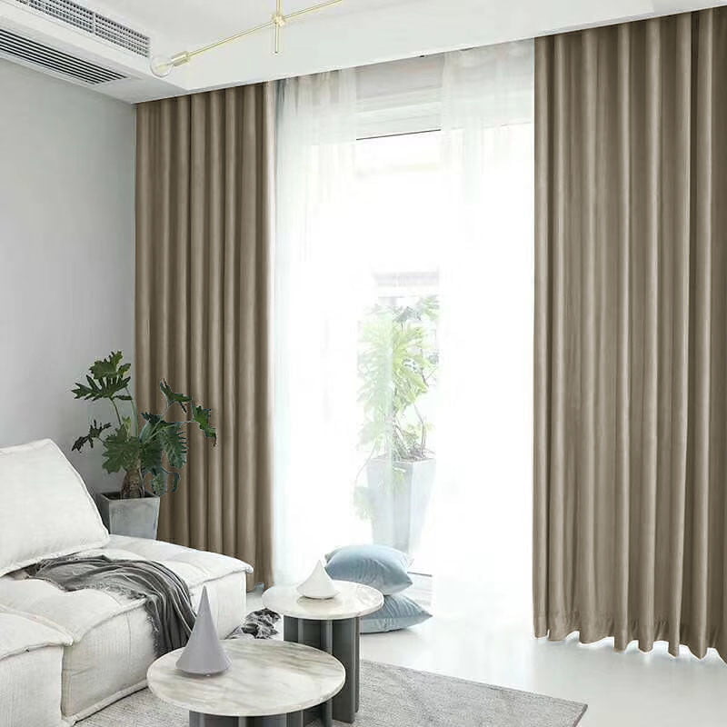 Set draperie din catifea blackout cu rejansa transparenta cu ate pentru galerie, Madison, densitate 700 g/ml, Stonewall, 2 buc