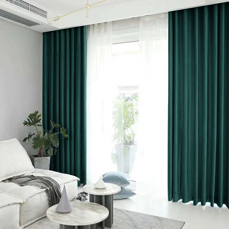 Set draperie din catifea blackout cu rejansa transparenta cu ate pentru galerie, Madison, densitate 700 g/ml, Paradiso, 2 buc