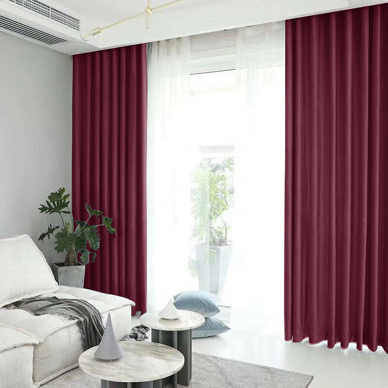 Draperie din catifea blackout cu rejansa transparenta cu ate pentru galerie, Madison, densitate 700 g/ml, Chocolate Brown, 1 buc