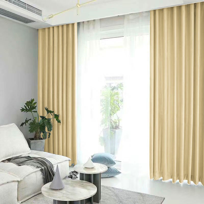 Draperie din catifea blackout cu rejansa transparenta cu ate pentru galerie, Madison, densitate 700 g/ml, Deep Champagne, 1 buc