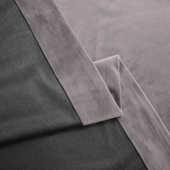 Draperie din catifea blackout cu inele albe, Madison, densitate 700 g/ml, Pale Silver, 1 buc