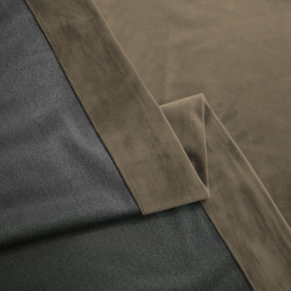 Draperie din catifea blackout cu inele crom, Madison, densitate 700 g/ml, Stonewall, 1 buc