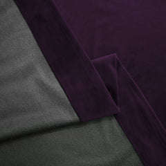 Set draperie din catifea blackout cu inele argintii, Madison, densitate 700 g/ml, Thamarind, 2 buc