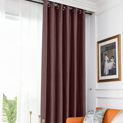 Set draperie din catifea blackout cu inele auriu antic, Madison, densitate 700 g/ml, Temptress, 2 buc
