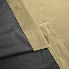 Draperie din catifea blackout cu inele crom, Madison, densitate 700 g/ml, Deep Champagne, 1 buc