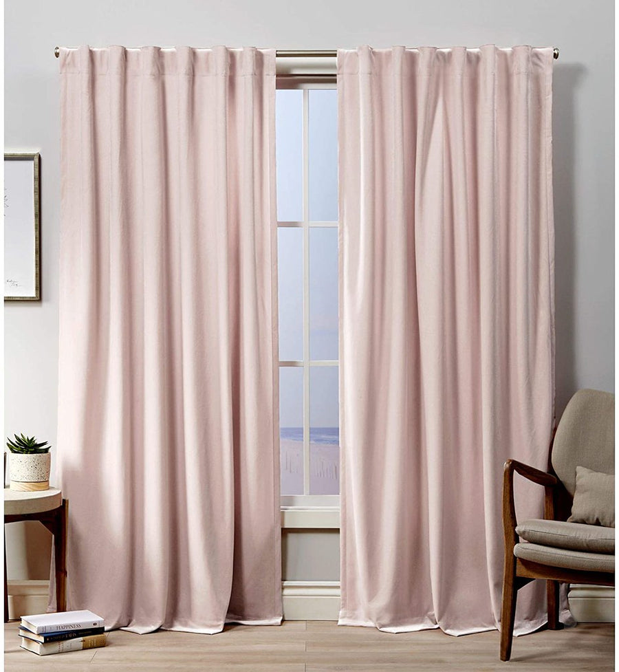 Set draperii din catifea cu rejansa transparenta cu ate pentru galerie, Madison, densitate 700 g/ml, Faux Fur, 2 buc
