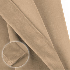 Set draperii din catifea cu rejansa transparenta cu ate pentru galerie, Madison, densitate 700 g/ml, Amber Gold, 2 buc