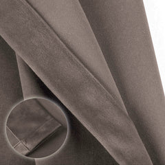 Set draperii din catifea cu rejansa transparenta cu ate pentru galerie, Madison, densitate 700 g/ml, Harbor gray, 2 buc