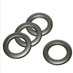 Draperie din catifea cu inele crom, Madison, densitate 700 g/ml, Stone, 1 buc