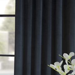 Draperie din catifea cu rejansa din bumbac tip fagure, Madison, densitate 700 g/ml, Aegean, 1 buc