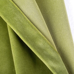 Draperie din catifea cu rejansa din bumbac tip fagure, Madison, densitate 700 g/ml, Moss green, 1 buc