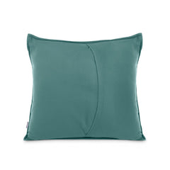 Perna decorativa matlasata din catifea cu model brodat, 180 g/m2, Palsha, Turcoaz