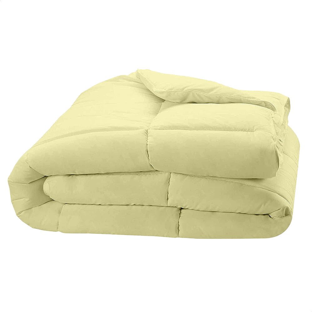 Pilota matlasata cu umplutura lana si invelis din bumbac ranforce pentru iarna, 400 g/mp, Crem