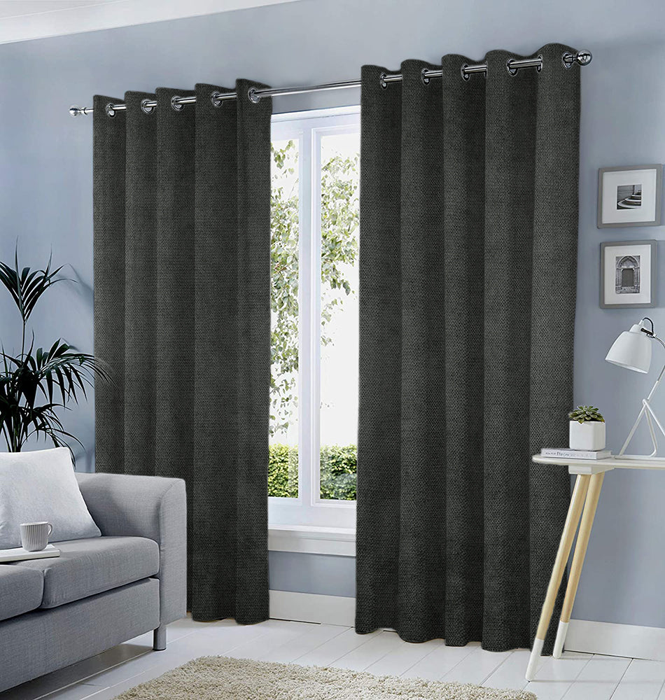 Draperie tip tesatura in cu inele auriu antic, Madison, densitate 700 g/ml, Solin, 1 buc