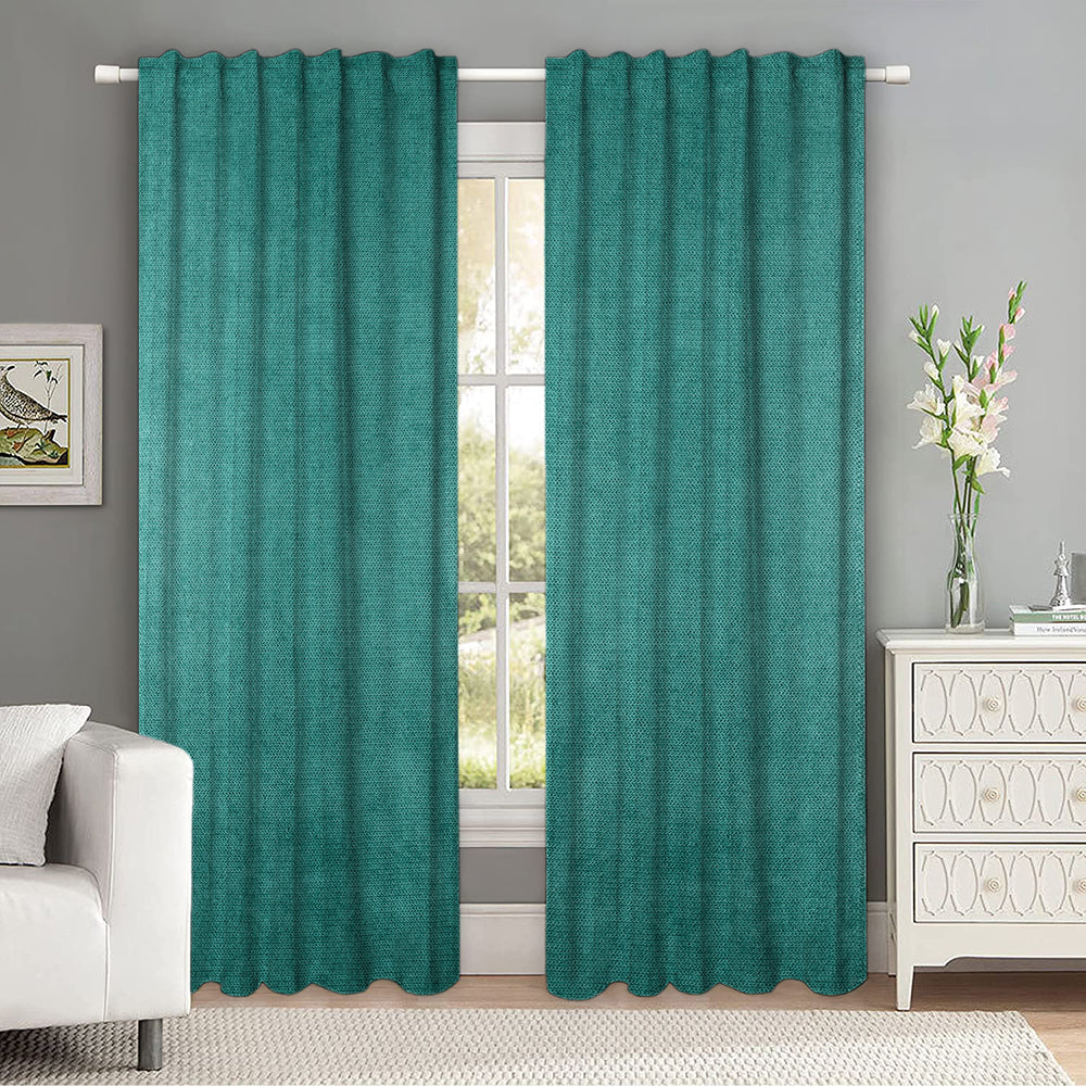 Draperie tip tesatura in cu rejansa transparenta cu ate pentru galerie, Madison, densitate 700 g/ml, Nin, 1 buc