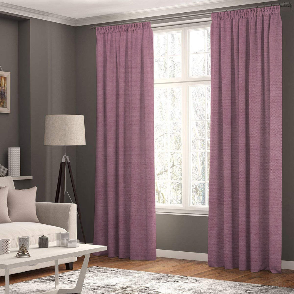 Set draperii tip tesatura in cu rejansa din bumbac tip fagure, Madison, densitate 700 g/ml, Karolek, 2 buc