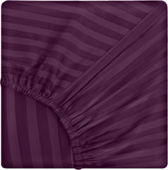 Cearsaf de pat cu elastic din damasc, densitate 130 g/mp, Mov