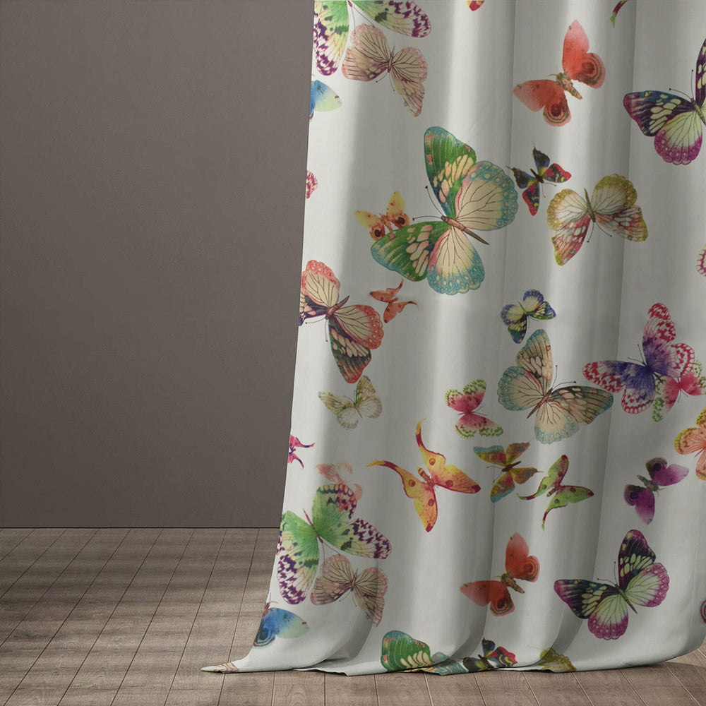 Draperie dim-out model floral cu rejansa din bumbac tip fagure, Madison, densitate 700 g/ml, Nimfalide, 1 buc