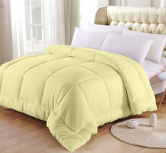 Pilota matlasata cu umplutura lana si invelis din bumbac ranforce pentru iarna, 400 g/mp, Crem