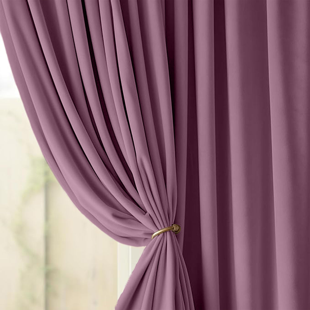 Draperie blackout cu inele, Juliette, densitate 230 g/mp, Lila