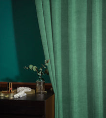 Draperie tip tesatura in cu inele auriu antic, Madison, densitate 700 g/mp, Fahim, 1 buc
