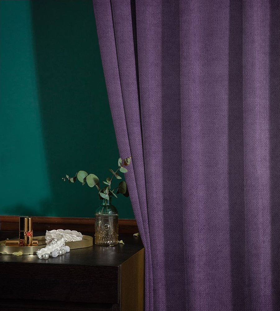 Draperie tip tesatura in cu inele negre, Madison, densitate 700 g/ml, Arlan, 1 buc