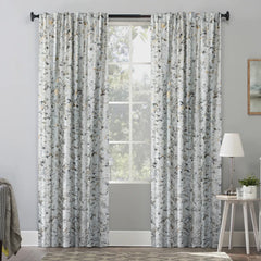 Draperie din catifea texturata cu rejansa transparenta cu ate pentru galerie, Madison, densitate 700 g/ml, Jain, 1 buc