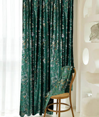 Draperie din catifea texturata cu rejansa din bumbac tip fagure, Madison, densitate 700 g/ml, Nayra, 1 buc