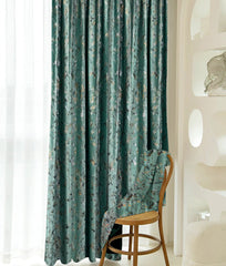 Draperie din catifea texturata cu rejansa transparenta cu ate pentru galerie, Madison, densitate 700 g/ml, Guadalupe, 1 buc