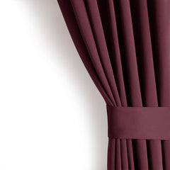 Draperie blackout cu inele, Juliette, densitate 230 g/mp, bordeaux, 1 buc