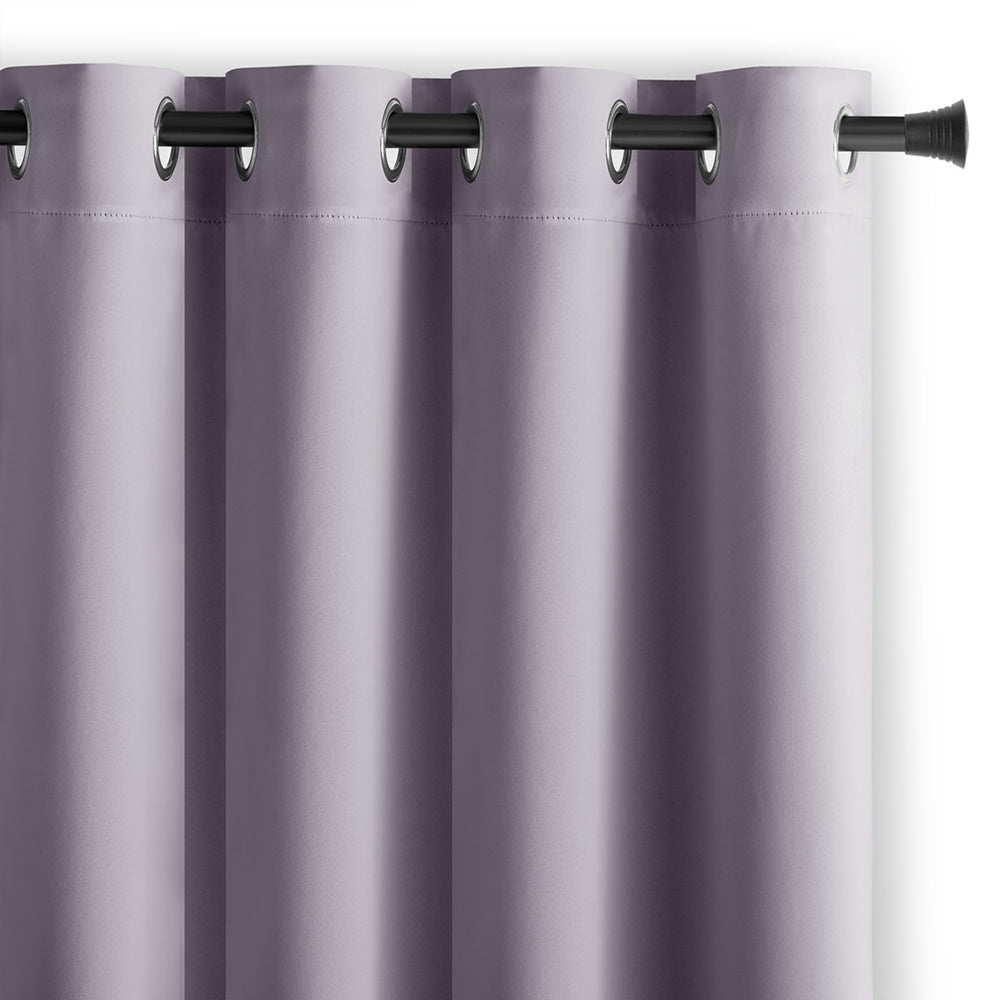 Draperie blackout cu inele, Juliette, densitate 230 g/mp, roz pudrat, 1 buc