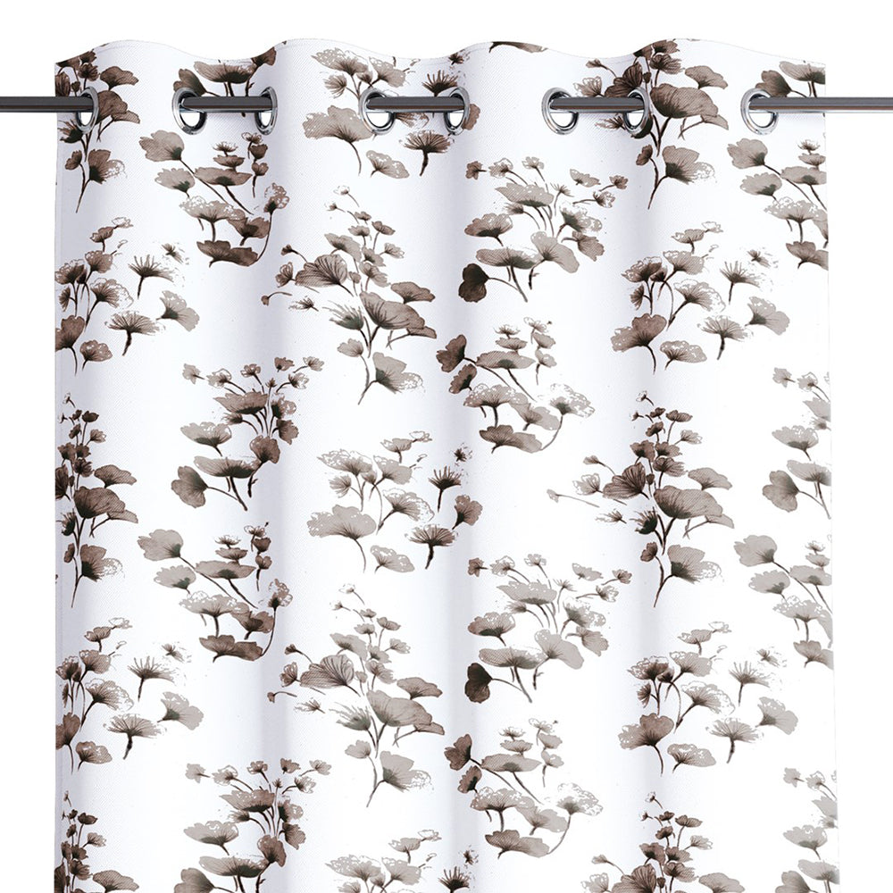 Draperie blackout cu inele, Serenity, densitate 200 g/mp, bej, 1 buc