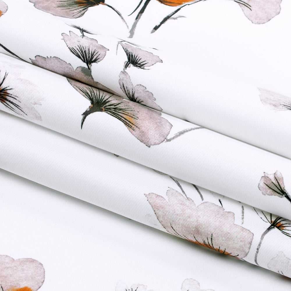 Draperie blackout cu inele, Serenity, densitate 200 g/mp, bej, 1 buc