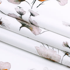 Draperie blackout cu inele, Serenity, densitate 200 g/mp, bej, 1 buc