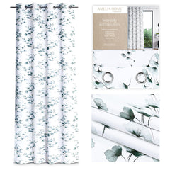 Draperie blackout cu inele, Serenity, densitate 200 g/mp, vernil, 1 buc