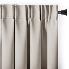 Draperie blackout cu rejansa multifunctionala, fagure si ate, Juliette, densitate 230 g/mp, bej deschis, 1 buc