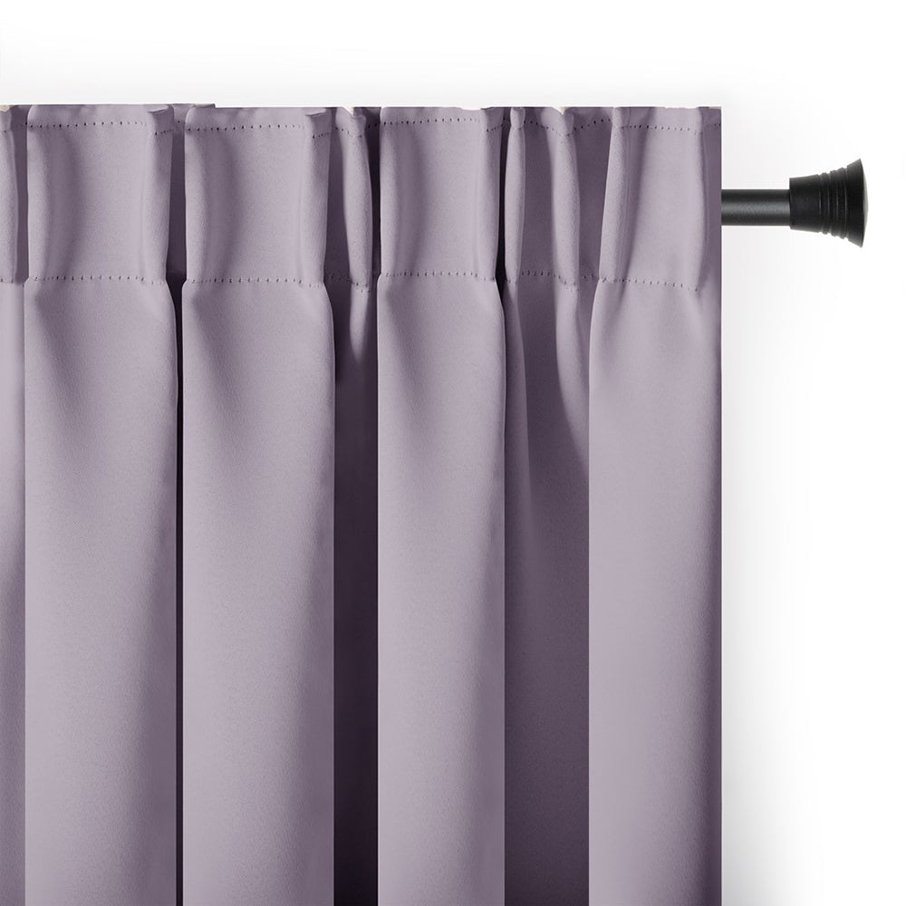 Draperie blackout cu rejansa multifunctionala, fagure si ate, Juliette, densitate 230 g/mp, roz pudrat, 1 buc