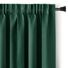 Draperie blackout cu rejansa multifunctionala, fagure si ate, Juliette, densitate 230 g/mp, verde, 1 buc