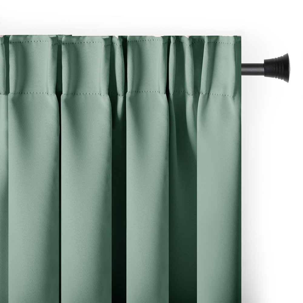 Draperie blackout cu rejansa multifunctionala, fagure si ate, Juliette, densitate 230 g/mp, vernil, 1 buc