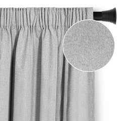 Draperie blackout cu rejansa multifunctionala, Kelme, densitate 200 g/m2, gri