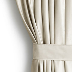 Draperie din catifea cu rejansa multifunctionala, Velvet, opacitate 77%, densitate 210 g/mp, Bej deschis, 1 buc