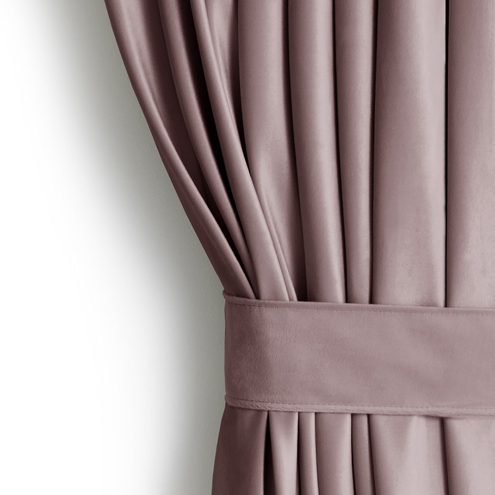 Draperie din catifea cu rejansa multifunctionala, Velvet, opacitate 77%, densitate 210 g/mp, Bej inchis, 1 buc